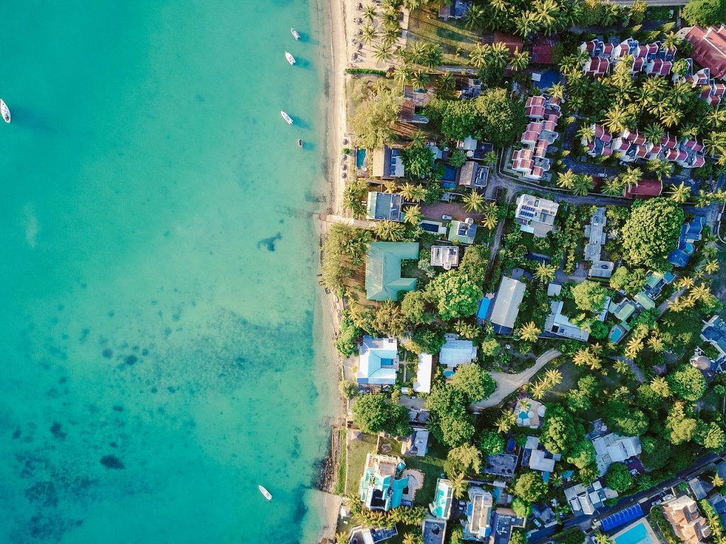 Strand von oben Fotografie mit Drohnen
