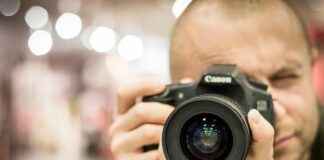 Fotograf Canon Spiegelreflexkamera