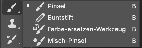 Pinselwerkzeug in photoshop