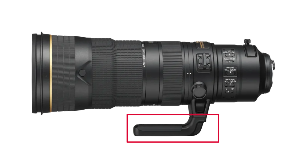 Nikon 180-400mm ohne Arca-Swiss Fuß