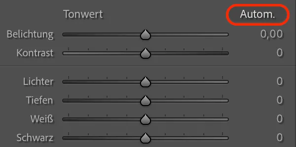 Autokorrektur Landschaftsfotos mit Lightroom verbessern