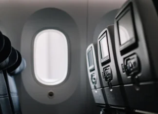 Fotos aus dem Flugzeugfenter