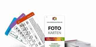 Fotokarten mit den wichtigsten Einstellungen und Tipps als Spickzettel für unterwegs