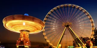 Jahrmarkt bei Nacht