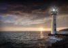 Leuchtturm im Sonnenuntergang – Bildbewertung Leuchtturm im Sonnenuntergang