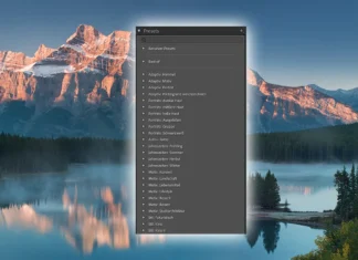 Presets in Lightroom