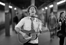 Musiker in der U-Bahn