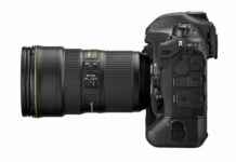 Nikon D6 Seitenansicht mit 24-70mm