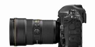 Nikon D6 Seitenansicht mit 24-70mm