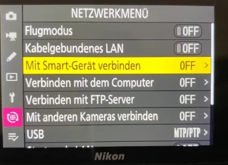 Netzwerkmenu der Nikon Z9