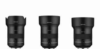 Samyang XP 35mm, 50mm und 85mm f1.2