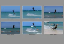 Serienaufnahme Surfer